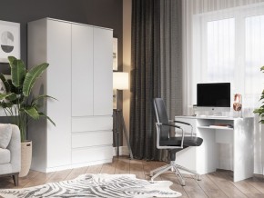 Шкаф 3-ств. с 3 ящиками "Бьянко" в Миассе - miass.mebel24.online | фото 4