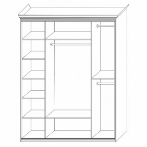 Шкаф 4-х дверный (корпус) Неаполь в Миассе - miass.mebel24.online | фото 3