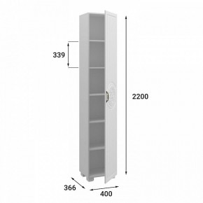 Шкаф для белья Монблан МБ-22К в Миассе - miass.mebel24.online | фото 5
