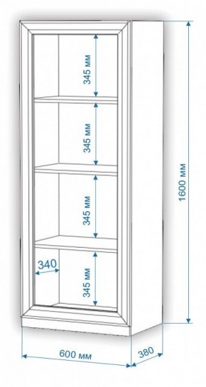 Шкаф для белья Нобиле ВтН-ФГД в Миассе - miass.mebel24.online | фото 2