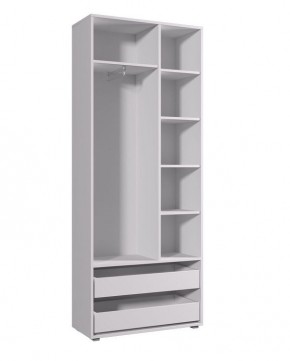 Шкаф ДМ 800 с 2-мя ящиками (белый) в Миассе - miass.mebel24.online | фото 2