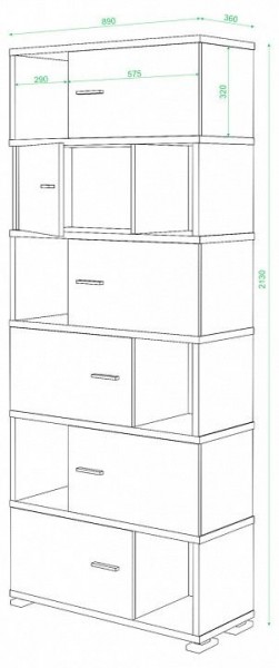 Шкаф комбинированный Домино СБ-30/6 в Миассе - miass.mebel24.online | фото 3