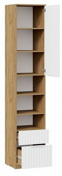 Шкаф комбинированный Хилтон Исп. 2 в Миассе - miass.mebel24.online | фото 2