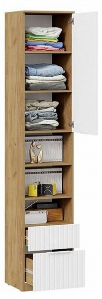 Шкаф комбинированный Хилтон Исп. 2 в Миассе - miass.mebel24.online | фото 5