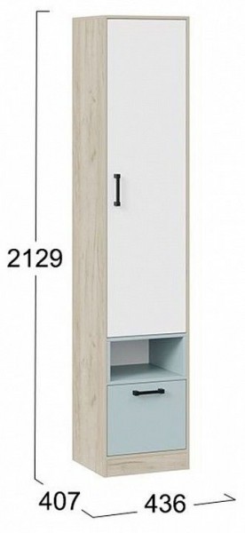 Шкаф комбинированный Оливер 401.002.000 в Миассе - miass.mebel24.online | фото 3