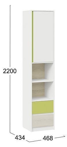 Шкаф комбинированный Сканди в Миассе - miass.mebel24.online | фото 5