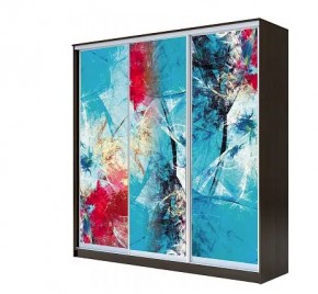 Шкаф-купе ХИТ 22-4-20-777 АБСТРАКЦИЯ №3 в Миассе - miass.mebel24.online | фото