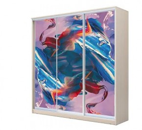 Шкаф-купе ХИТ 22-4-20-777 АБСТРАКЦИЯ №4 в Миассе - miass.mebel24.online | фото