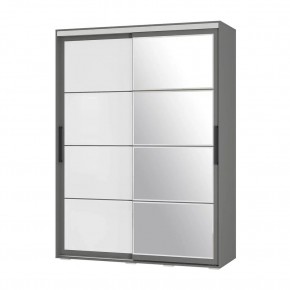 Шкаф-купе Крафт-6 1.6 м ШКК-06 (графит) в Миассе - miass.mebel24.online | фото 3