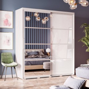 Шкаф-купе Крафт-6 1.6 м ШКК-06 (ясень белый) в Миассе - miass.mebel24.online | фото