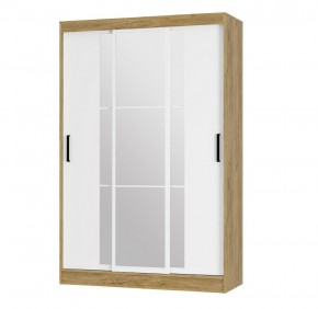Шкаф-купе Тайм ШКК-03 (крафт/белый) в Миассе - miass.mebel24.online | фото 1