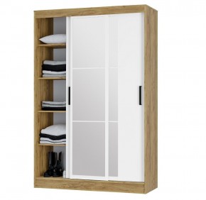 Шкаф-купе Тайм ШКК-03 (крафт/белый) в Миассе - miass.mebel24.online | фото 3