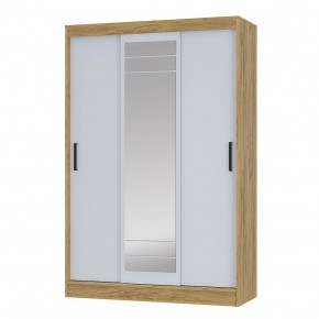 Шкаф-купе Тео ШКК-02 (крафт/белый) в Миассе - miass.mebel24.online | фото 2