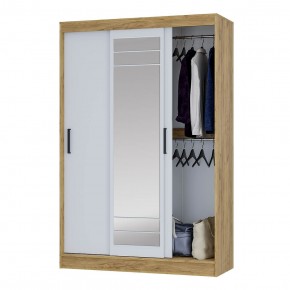 Шкаф-купе Тео ШКК-02 (крафт/белый) в Миассе - miass.mebel24.online | фото 3