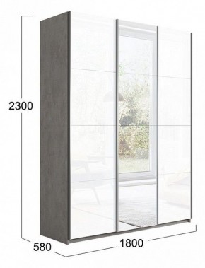 Шкаф-купе Траст СШК 2.180.60-15.13.15 в Миассе - miass.mebel24.online | фото 3