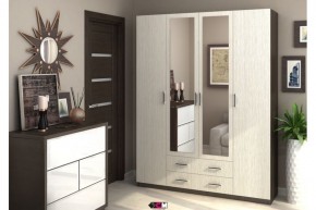 Шкаф Квадро венге/дуб белфорд в Миассе - miass.mebel24.online | фото 2