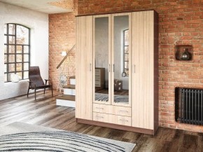 Шкаф Квадро венге/дуб белфорд в Миассе - miass.mebel24.online | фото 4