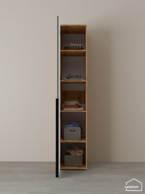 Шкаф Linnea MHR-1-2 2050х400х510 (ДВ-М 11.1.25) в Миассе - miass.mebel24.online | фото 4