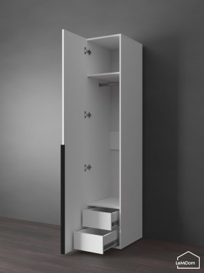 Шкаф Linnea MHR-1-3 2050х400х510 (Белый-М 11.1.2) в Миассе - miass.mebel24.online | фото 7