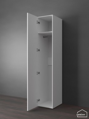 Шкаф Linnea MHR-1PO 2050х400х510 (Белый-М 11.1.1) в Миассе - miass.mebel24.online | фото 4