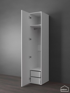 Шкаф Linnea MHR-1PO-3 2050х400х510 (Белый-М 11.1.1) в Миассе - miass.mebel24.online | фото 4