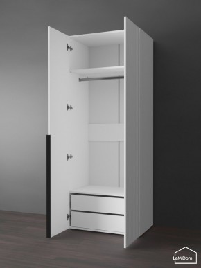 Шкаф Linnea MHR-2-3 2050х800х510 (Белый-М 11.1.2) в Миассе - miass.mebel24.online | фото 6