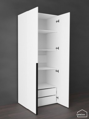 Шкаф Linnea MHR-2-4 2050х800х510 (Белый-М 11.1.1) в Миассе - miass.mebel24.online | фото 6