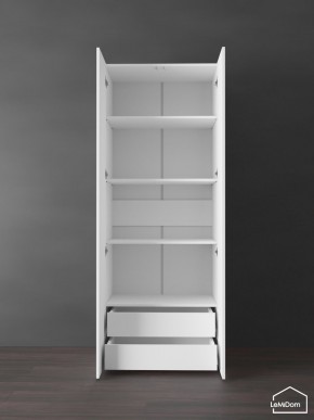 Шкаф Linnea MHR-2PO-4 2050х800х510 (Белый-М 11.1.2) в Миассе - miass.mebel24.online | фото 6