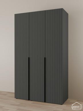 Шкаф Linnea MHR-3-1 2050х1200х510 (Графит-М 11.1.25) в Миассе - miass.mebel24.online | фото 1
