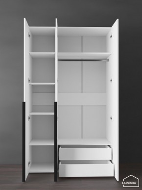 Шкаф Linnea MHR-3-2 2050х1200х510 (Белый-М 11.1.2) в Миассе - miass.mebel24.online | фото 6