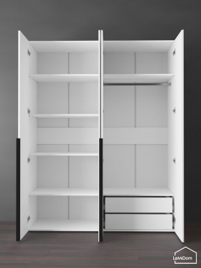 Шкаф Linnea MHR-4-2 2050х1600х510 (Белый-М 11.1.2) в Миассе - miass.mebel24.online | фото 6