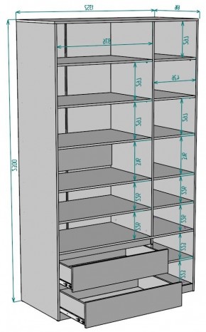 Шкаф Мальта H219 в Миассе - miass.mebel24.online | фото 2