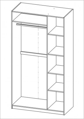 Шкаф ПЕГАС трехдверный с рамочным фасадом, цвет белый в Миассе - miass.mebel24.online | фото 3