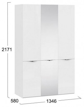 Шкаф платяной Глосс СМ-319.07.432 в Миассе - miass.mebel24.online | фото 4