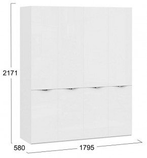 Шкаф платяной Глосс СМ-319.07.441 в Миассе - miass.mebel24.online | фото 3