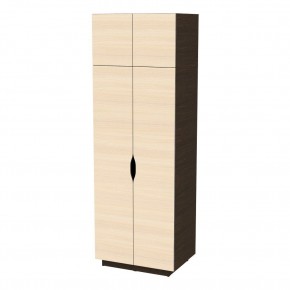 Шкаф "Аврора (H37)" (Венге-ДМ) в Миассе - miass.mebel24.online | фото