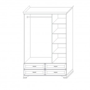 Шкаф распашной трехдверный Сиена в Миассе - miass.mebel24.online | фото 5