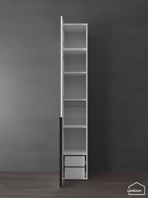 Шкаф с антресолью Linnea MHR-1A-4 2450х400х510 (Белый-М 11.1.1) в Миассе - miass.mebel24.online | фото 6