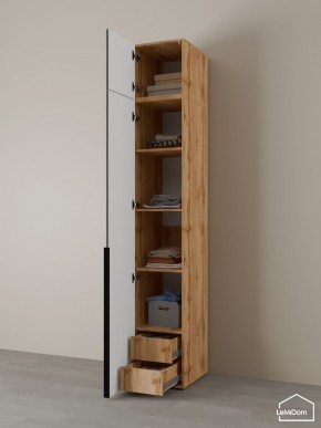 Шкаф с антресолью Linnea MHR-1A-4 2450х400х510 (ДВ-М 11.1.25) в Миассе - miass.mebel24.online | фото 5