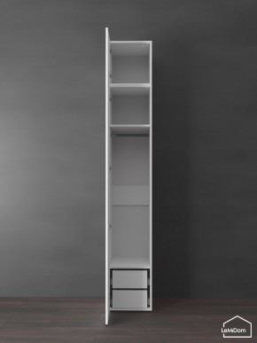 Шкаф с антресолью Linnea MHR-1POA-3 2450х400х510 (Белый-М 11.1.1) в Миассе - miass.mebel24.online | фото 5
