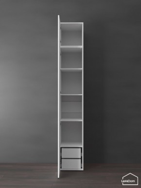 Шкаф с антресолью Linnea MHR-1POA-4 2450х400х510 (Белый-М 11.1.1) в Миассе - miass.mebel24.online | фото 6