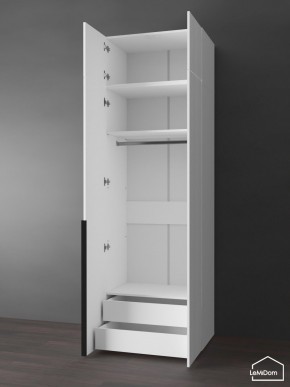 Шкаф с антресолью Linnea MHR-2A-3 2450х800х510 (Белый-М 11.1.2) в Миассе - miass.mebel24.online | фото 5