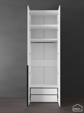 Шкаф с антресолью Linnea MHR-2A-3 2450х800х510 (Белый-М 11.1.2) в Миассе - miass.mebel24.online | фото 6