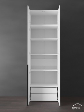Шкаф с антресолью Linnea MHR-2A-4 2450х800х510 (Белый-М 11.1.2) в Миассе - miass.mebel24.online | фото 6