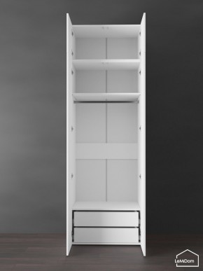 Шкаф с антресолью Linnea MHR-2POA-3 2450х800х510 (Белый-М 11.1.1) в Миассе - miass.mebel24.online | фото 5