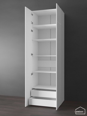 Шкаф с антресолью Linnea MHR-2POA-4 2450х800х510 (Белый-М 11.1.1) в Миассе - miass.mebel24.online | фото 5