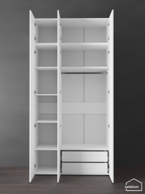 Шкаф с антресолью Linnea MHR-3POA-2 2450х1200х510 (Белый-М 11.1.1) в Миассе - miass.mebel24.online | фото 6