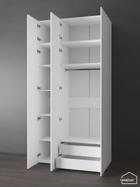Шкаф с антресолью Linnea MHR-3POA-2 2450х1200х510 (Белый-М 11.1.2) в Миассе - miass.mebel24.online | фото 5