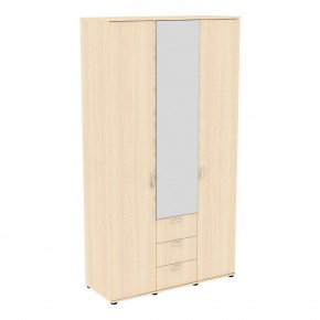 Шкаф с зеркалом Ольга H57_M (ДМ) в Миассе - miass.mebel24.online | фото