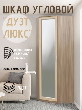 Шкаф угловой Дуэт Люкс с зеркалом в Миассе - miass.mebel24.online | фото 3